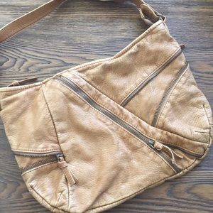 Vegan Leather Converse Purse in Light Brown!